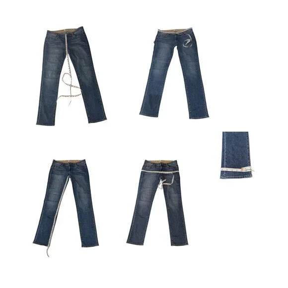 PAIGE Jimmy Jimmy Mid Rise Skinny Jeans Size 27 Medium Wash Stretch - Picture 7 of 7